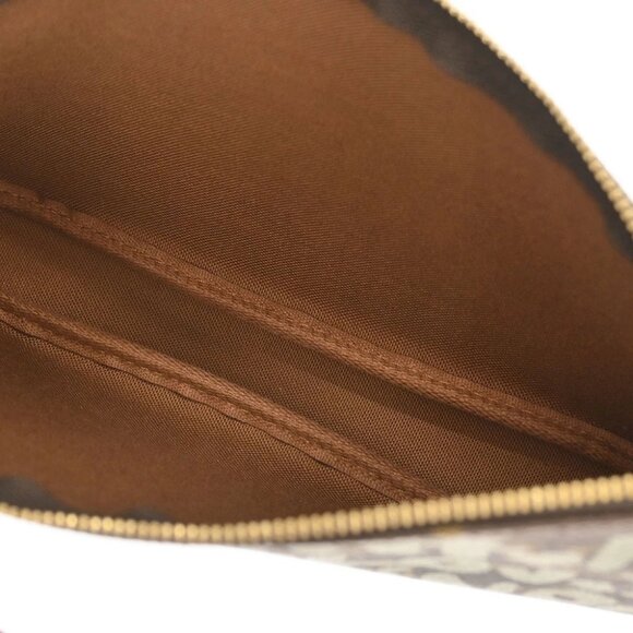 Louis Vuitton khaki Graffiti Pochette Accessoires Handbag